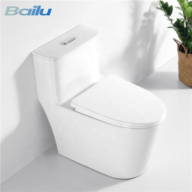 High quality siphonic jet flushing one piece closestool toilet wc bathroom commode ceramic toilets