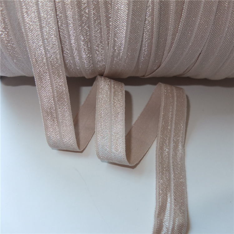 Top quality Nylon Elastic bands 5/8'' Fold Over Sewing Elastic Ribbon FOE Garment Hair accessories making