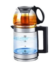 1.8 Litre Samovares Electric Glass Teapot household appliance Glass Kettle with Multi-temperature Control