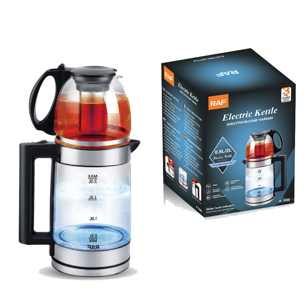 Speed-Boil Water Kettle LED indicator 1.7L Water Boiler BPA FREE High Quality Borosilicate Electric Glass Tea Kettle