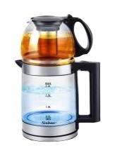 Hot sell portable smart hot water kettle 2l samovares tea pot glass electric kettles for sale