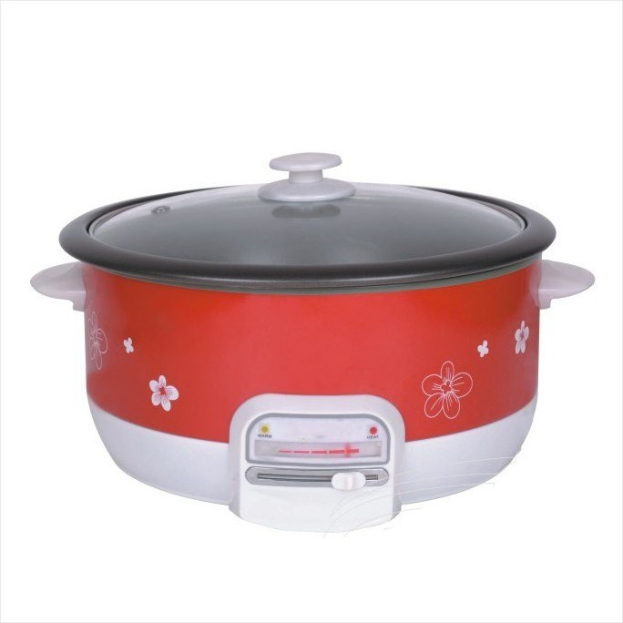 Electric Kitchen Appliance Multi-functional Cooker With Steamer Nonstick Pot Big Electric Hot Pot Cooker with Glass Lid