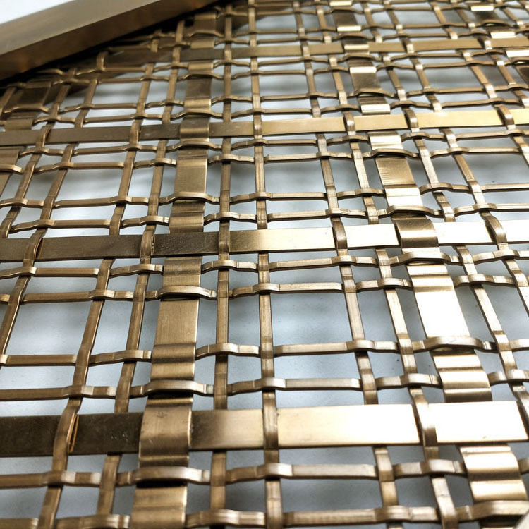 2024 New Stainless Steel Decorative Woven Wire Mesh Woven Screen Crimped Wire Mesh For Home Decoration