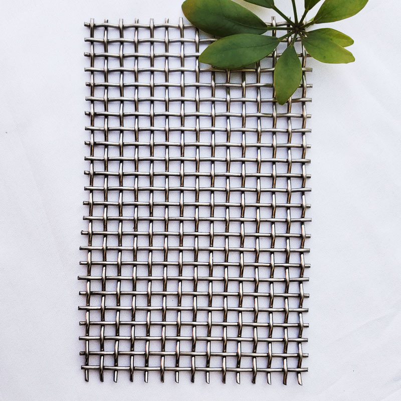 2024 Hot Sale Decorative Twill Woven Copper Wire Mesh Cloth Stainless Steal Spiral Duplex Woven Wire Mesh