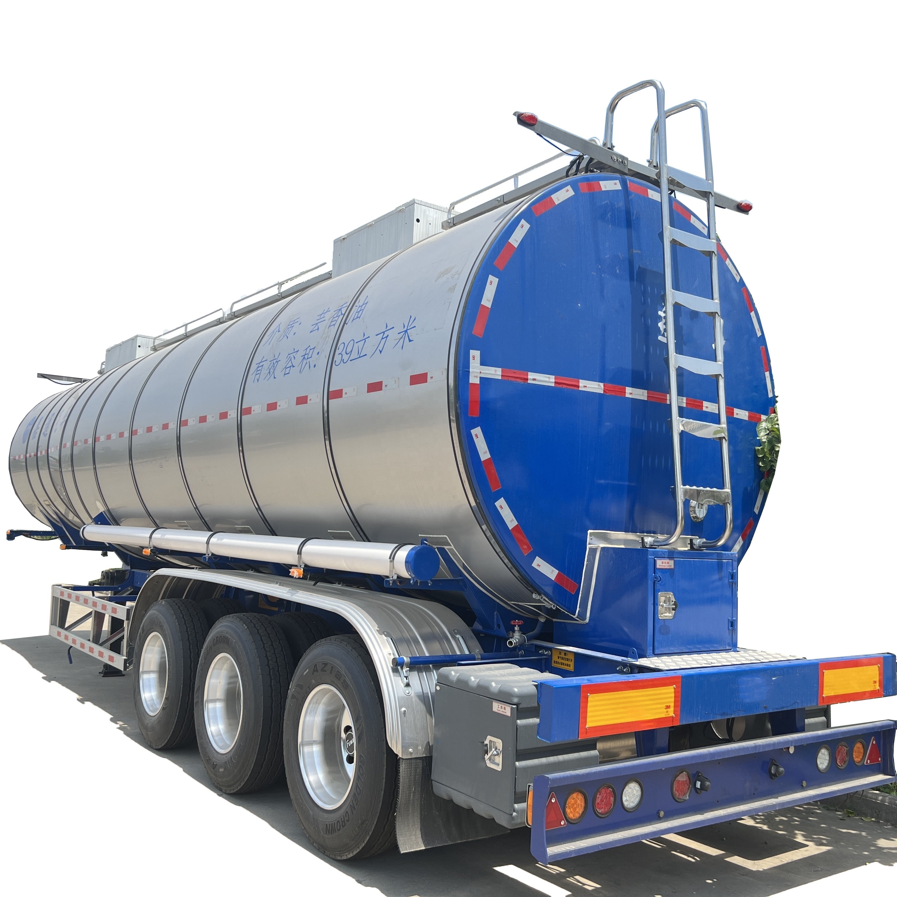 50000 litres oil tanker semi trailer  40 feet fuel tanker trailer 3 axles olive oil transport tanker semi trailer