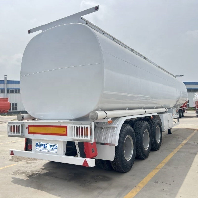 Brand New 3 Axle Stainless Steel Oil Fuel Tanker Tanks 60000l Semi Trailer for Sale Cement tanker