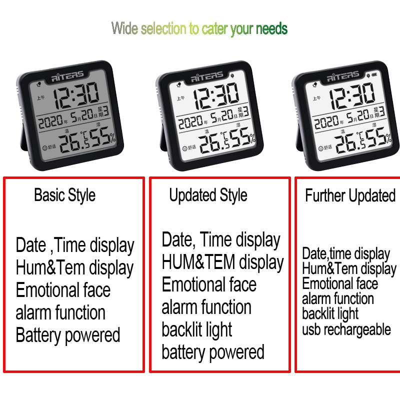 Zigbee External Front Fridge Table Dual Digital Bimetallic Electronic Thermometer For Brooder