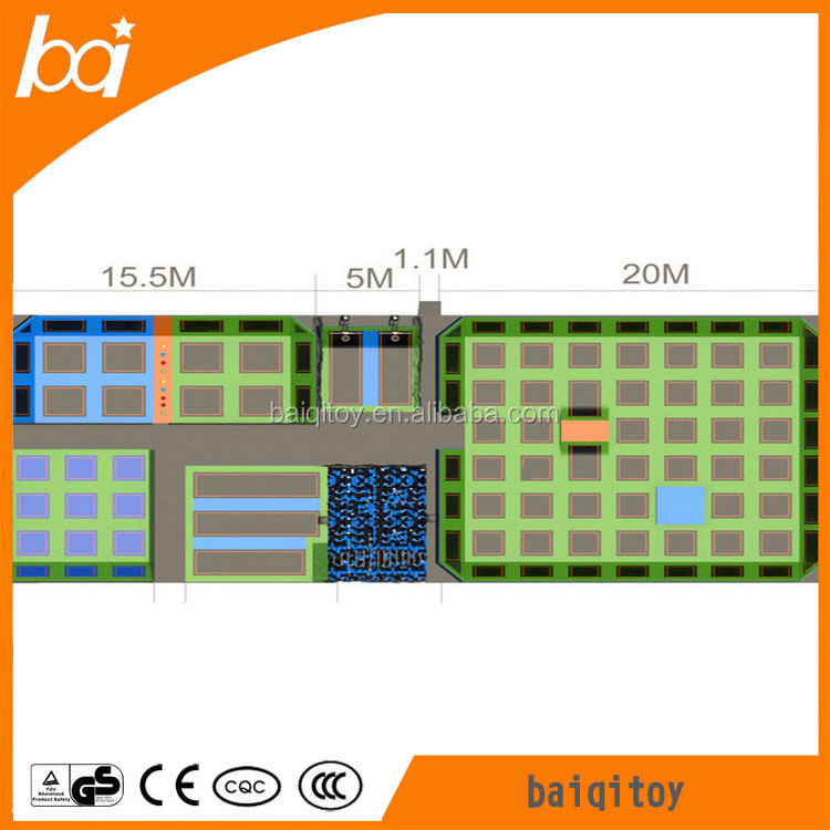 commercial gymnastic trampoline park,Fire proof Colorful foam pit cubes and foam pit blocks