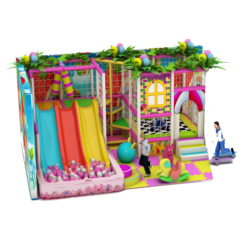 Customized Indoor Play House kid toys games baby slide and swing Kids indoor playground