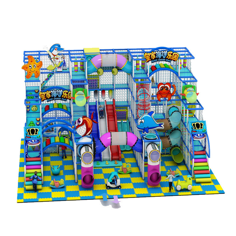 Customized Indoor Play House kid toys games baby slide and swing Kids indoor playground