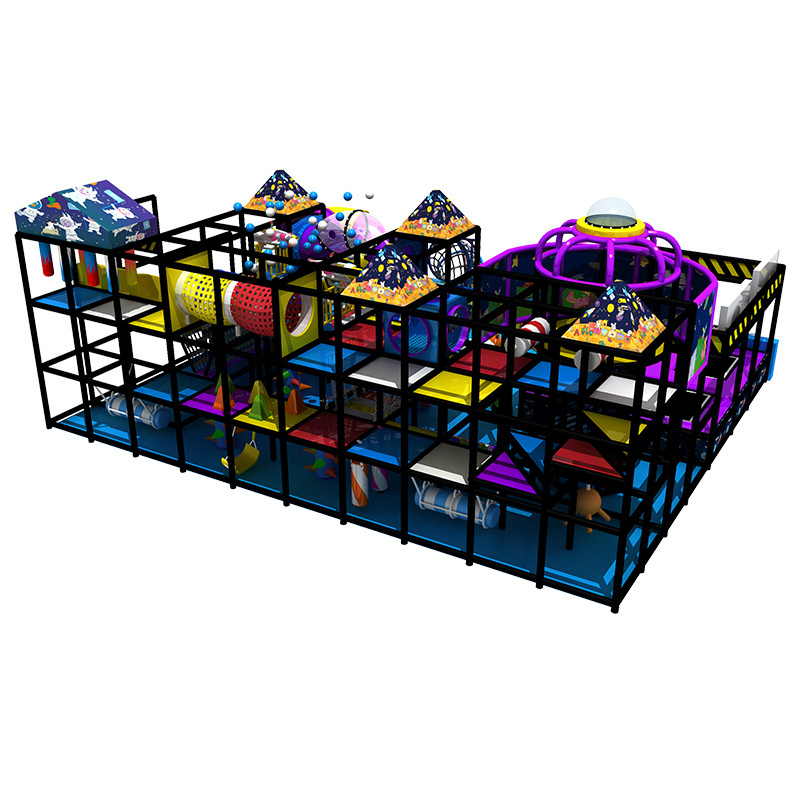 kids Indoor Playground equipment of commercial indoor indoor soft Play Center Trampoline park Big Slide for sale