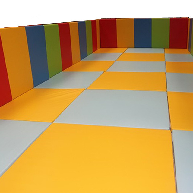 Wall Play mat children kids playground padding mat with wall