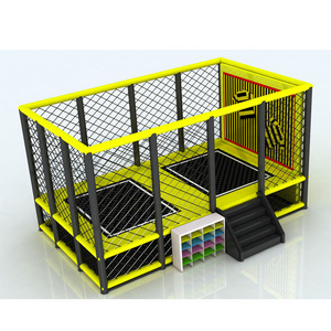 Children Rectangle large Trampoline park Fitness Rectangular Jumping Trampoline bed sale