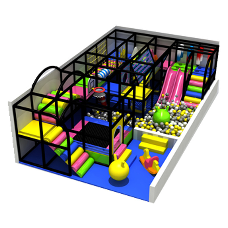 Customized plastic children's play area for schools children's soft play equipment indoor amusement park