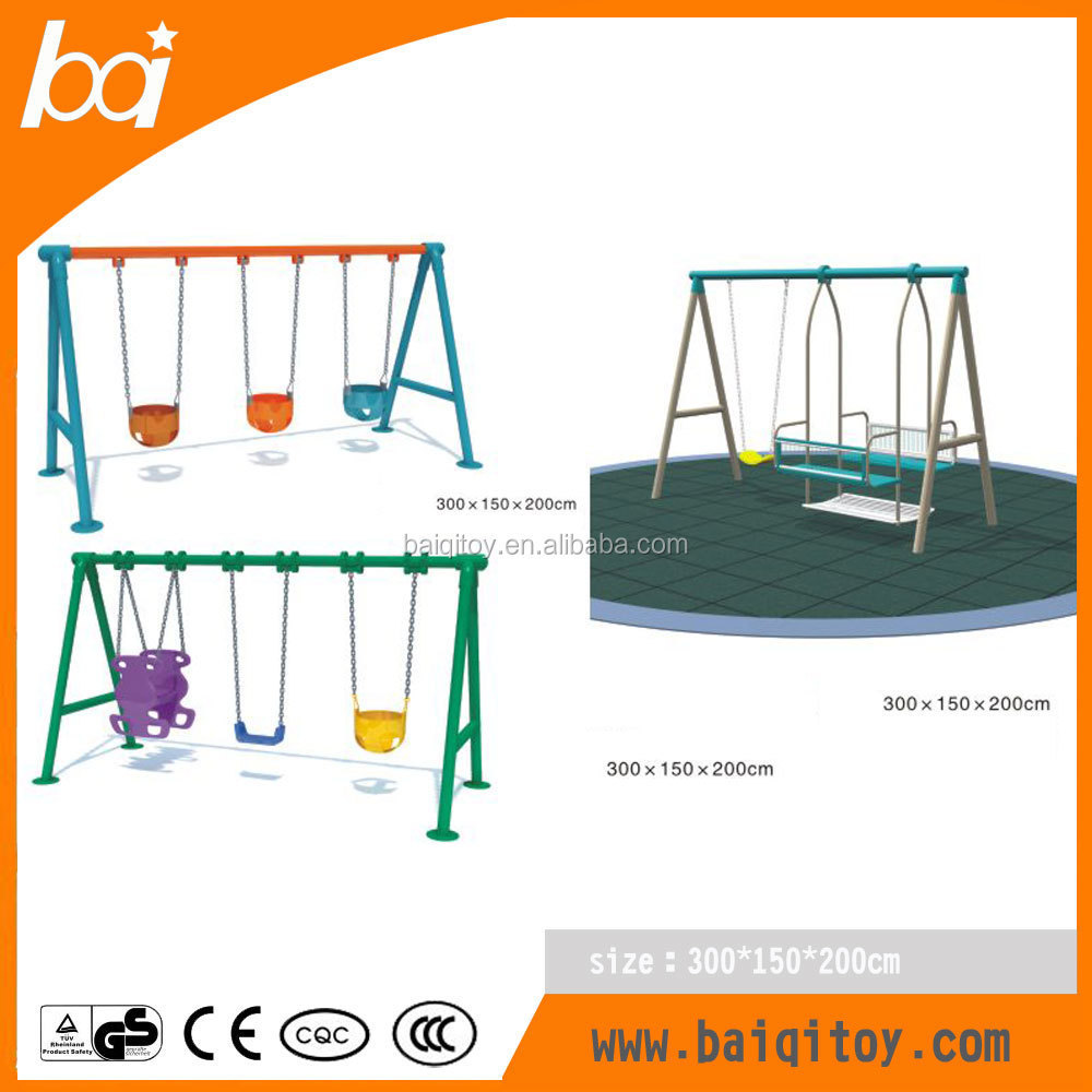 kids toy for garden/plastic swing with slide /swing and slide set