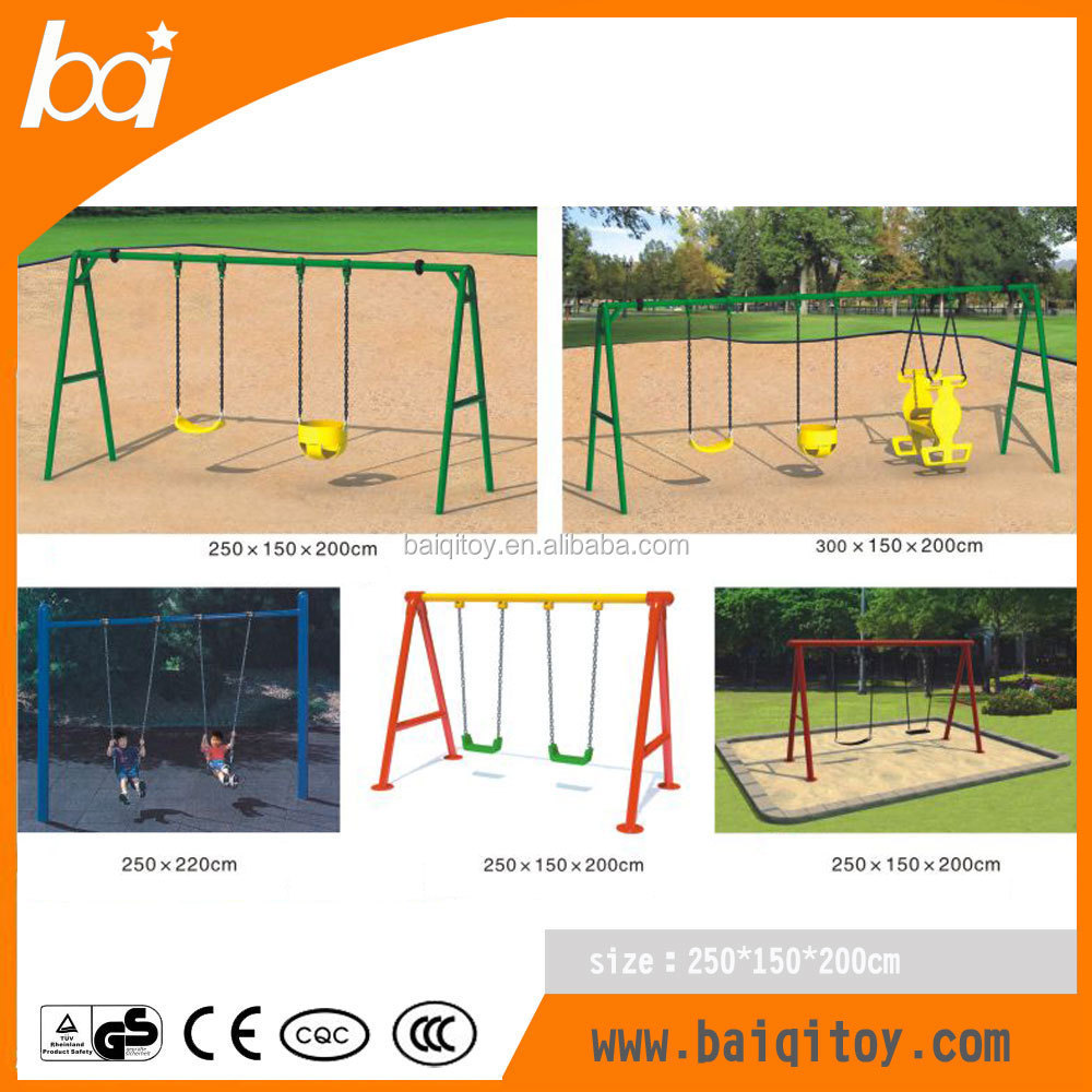 kids toy for garden/plastic swing with slide /swing and slide set