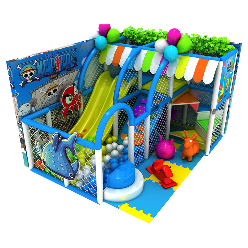 Indoor amusement park equipment, city themed children's colorful PVC soft bag, fully covered