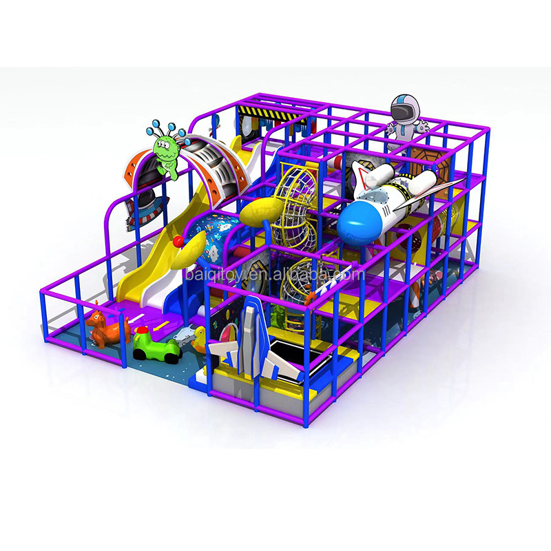 Commercial wholesale child school slide equipment indoor playground for sales