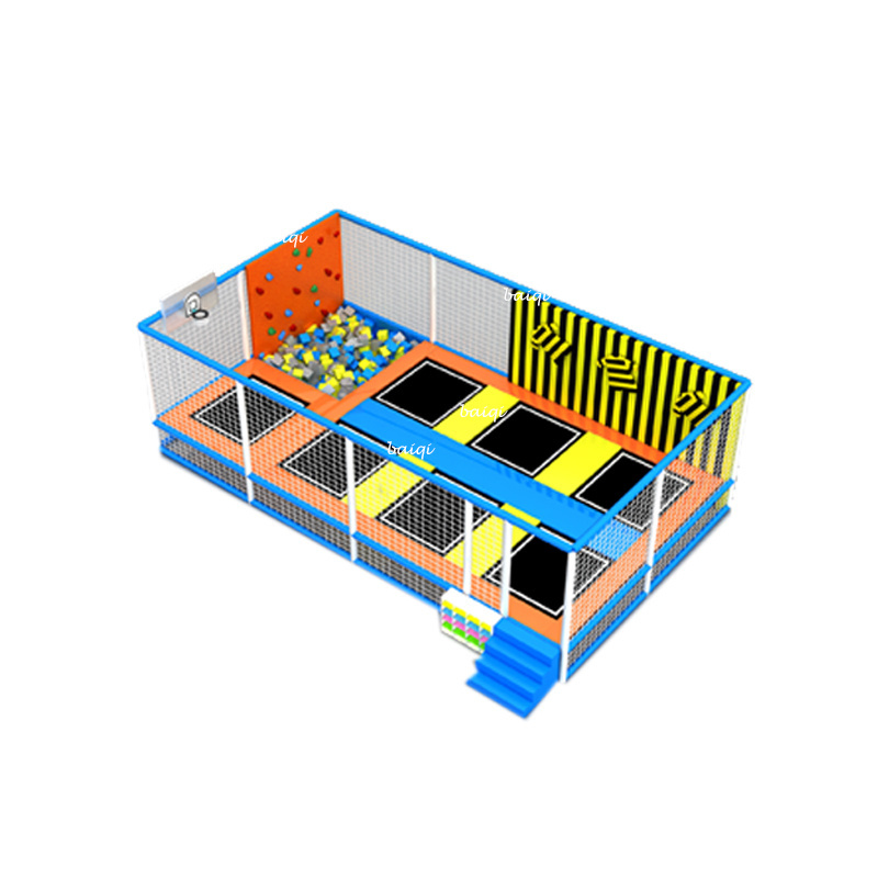 Customized Commercial Indoor Playground Trampoline Entertainment Equipment Wholesale Trampoline Equipment