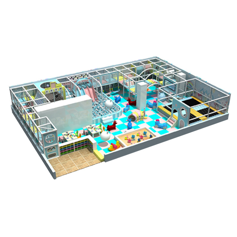 Customized plastic children's play area for schools children's soft play equipment indoor amusement park