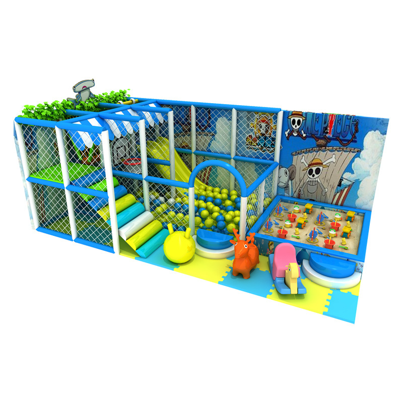 Indoor amusement park equipment, city themed children's colorful PVC soft bag, fully covered