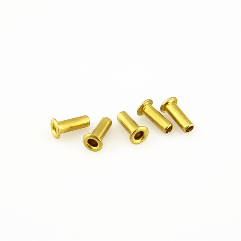 DIN7340 GB975 eyelet - brass Pipe type rivets Tubular rivets Eyelets rivets