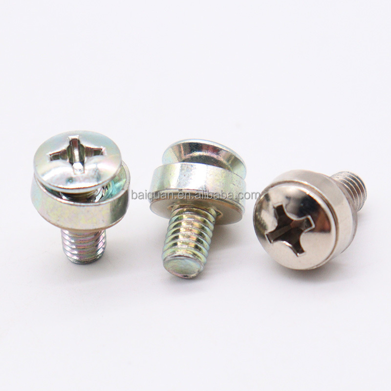 M4 M5 M6 M8 Mounting Bolts and cage nut Square Hole for Server Cabinet Rack Hardware Metric Washer Screws Mounting Clip Screw Cr