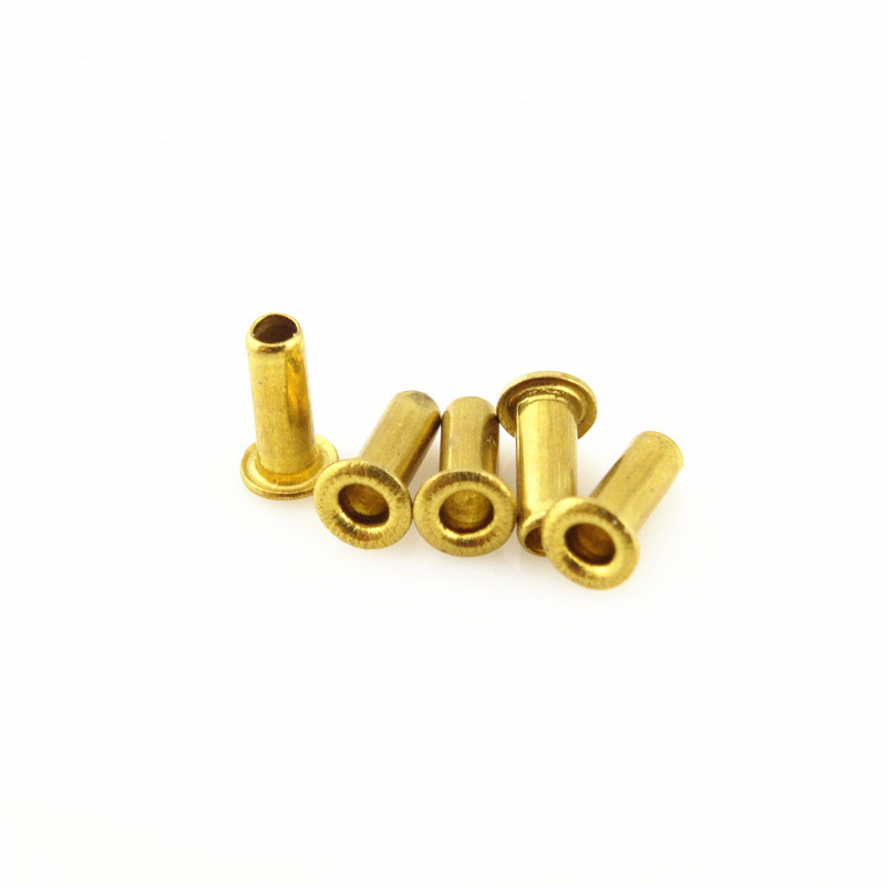 DIN7340 GB975 eyelet - brass Pipe type rivets Tubular rivets Eyelets rivets