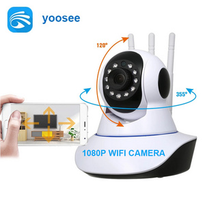 HD  wireless wifi cctv camera network pan tilt 360 degree indoor security system surveillance  smart home yoosee ip camera