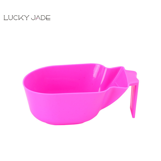 Salon Pink Black Hair Dye Mixing Color Bowl for Hair Color  with non Slip Bottom Ring 200ml