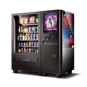 Convenience Store Automatic Snack and Drink Combo Advertisement Self-Service Vending Machine