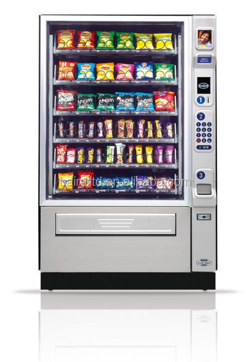 Convenience Store Automatic Snack and Drink Combo Advertisement Self-Service Vending Machine