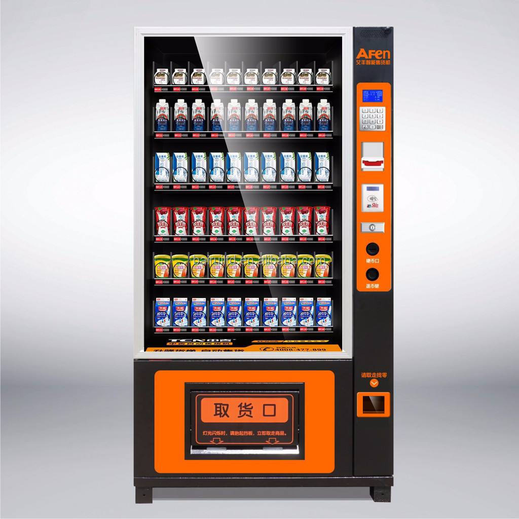 Convenience Store Automatic Snack and Drink Combo Advertisement Self-Service Vending Machine