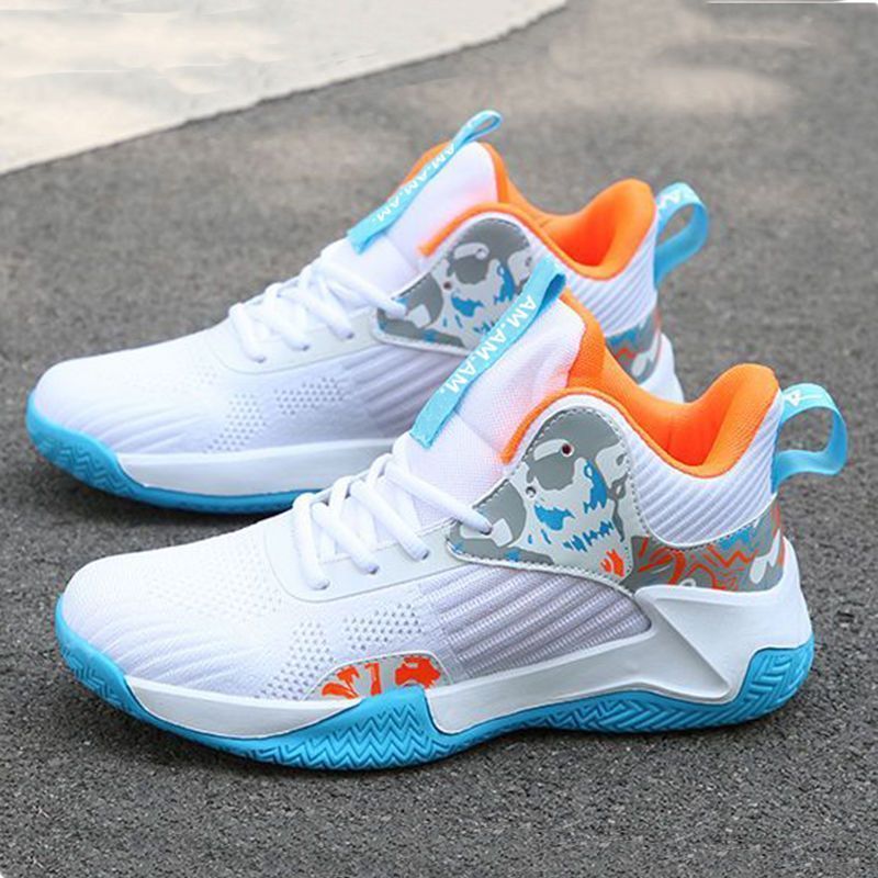 Spring and Autumn New Basketball Shoes Men's High Top Sports Shoes Breathable Men's causal Shoes