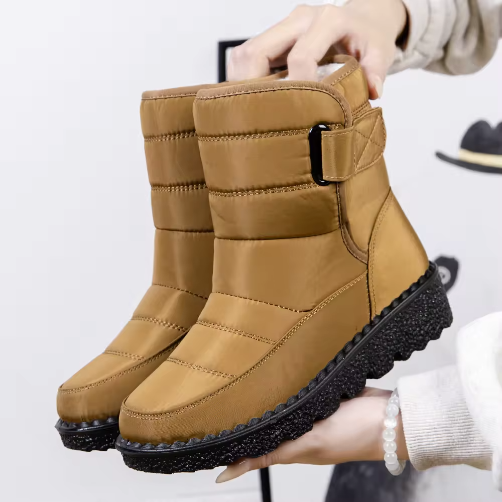 wholesale large size cotton winter boots women's winter new warm trendy snow boots waterproof women's boots