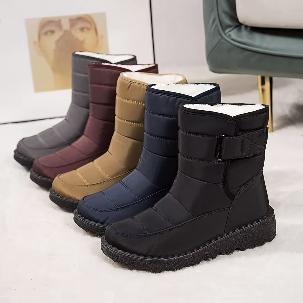 wholesale large size cotton winter boots women's winter new warm trendy snow boots waterproof women's boots