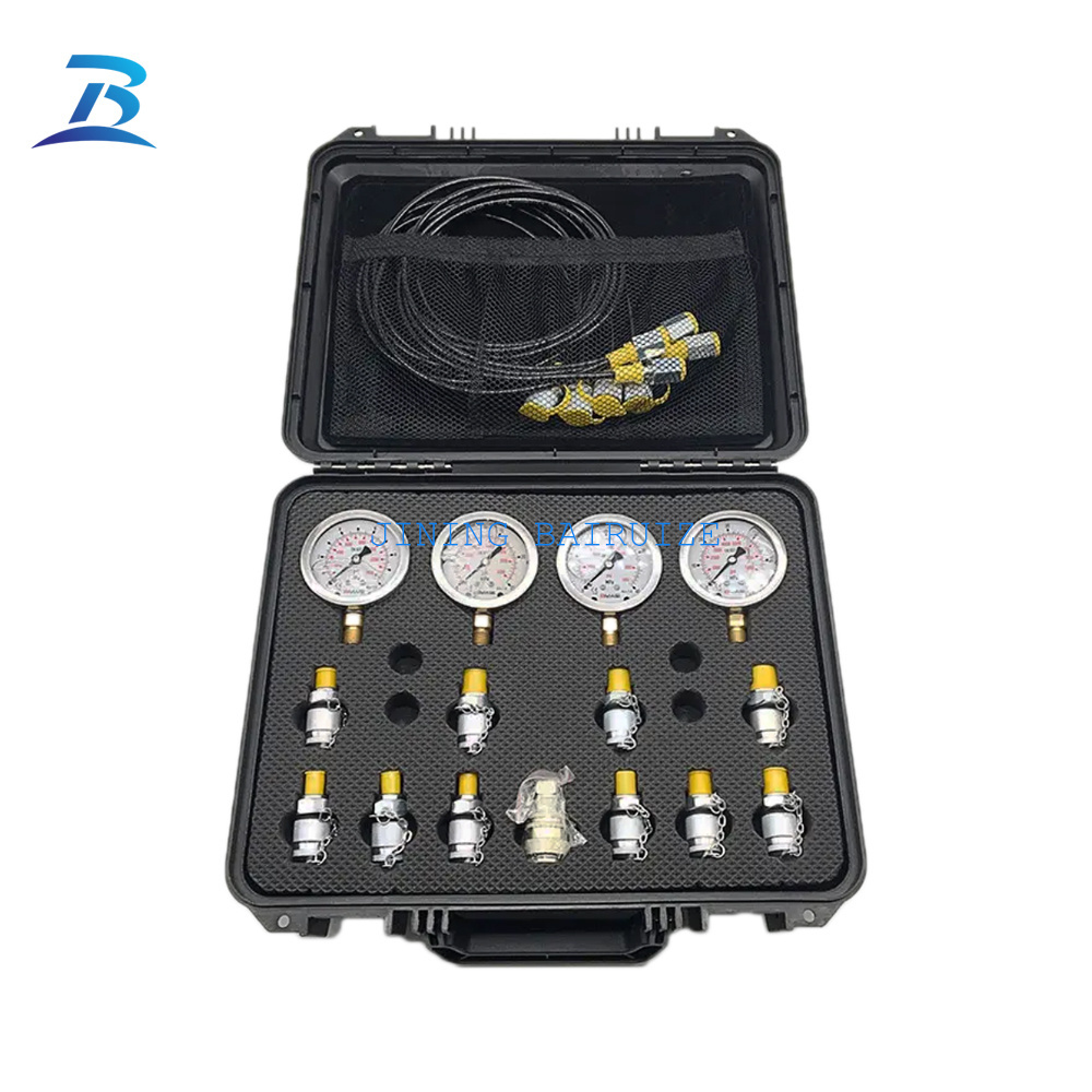 excavator Hydraulic pump Pressure Gauges kit/gauge tool box