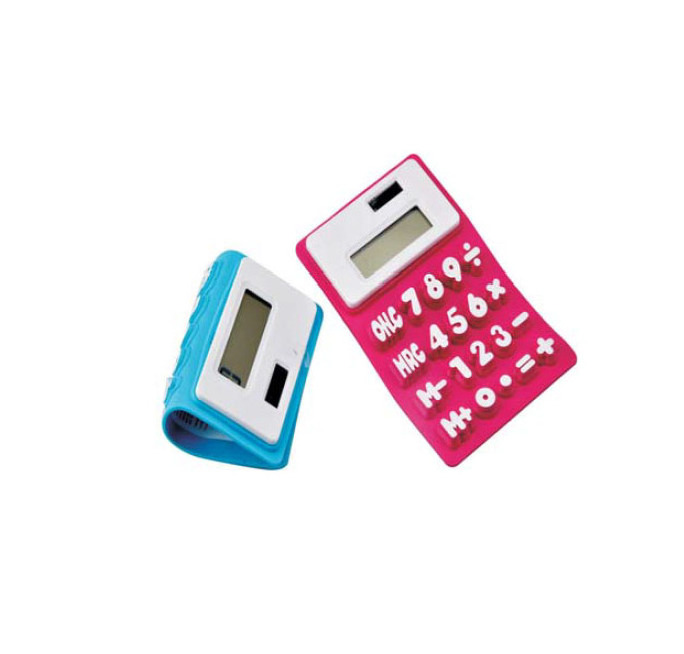 Office Student Silicone Gel Silicon Calculators Waterproof Thin Calculator