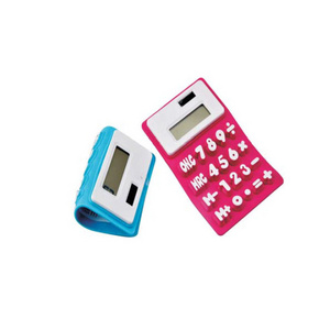 Office Student Silicone Gel Silicon Calculators Waterproof Thin Calculator