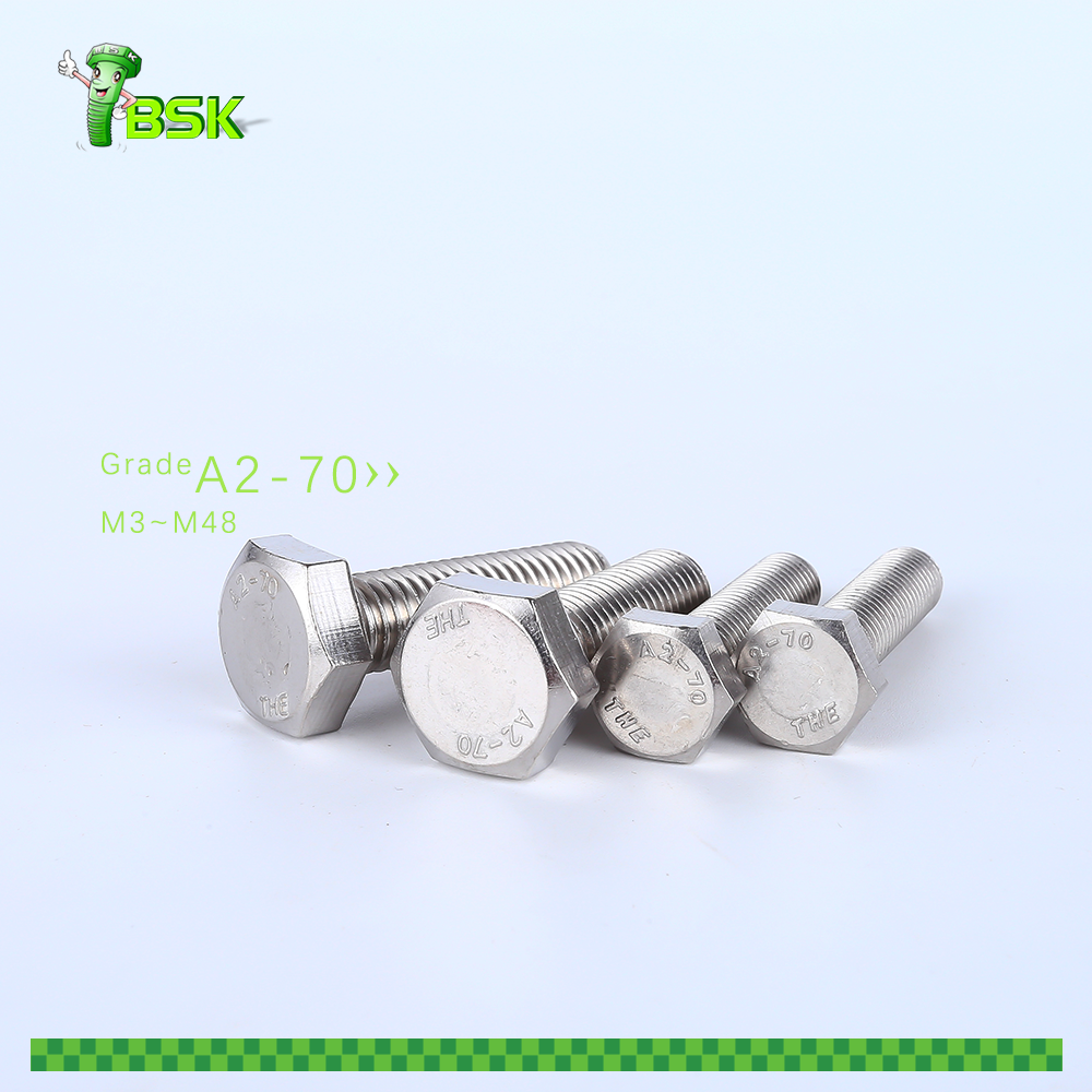 THE DIN931 DIN933 A2-70 A2-80 A4-70 A4-80 Bolt and Nut Factory Price Stainless Steel 304 316 hexagonal screws