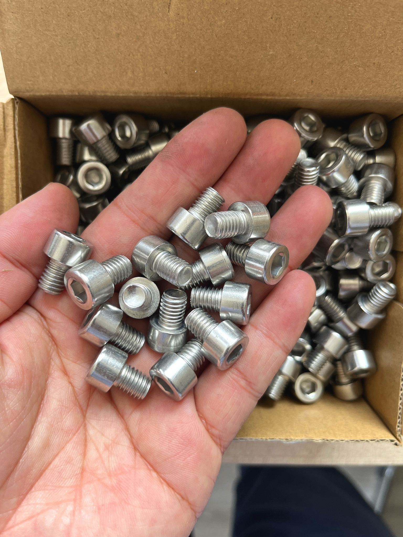 A2-70 A4-80 stainless steel hex socket head screw allen head screw 1/4-20 din912 bolt and nut