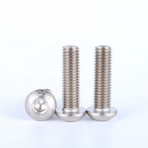 ISO7380 Cup Allen M2 M3 M4 M5 M6 M8 M10 Stainless Steel Hex Drive Hexagon Socket Round Button Head Machine Screws