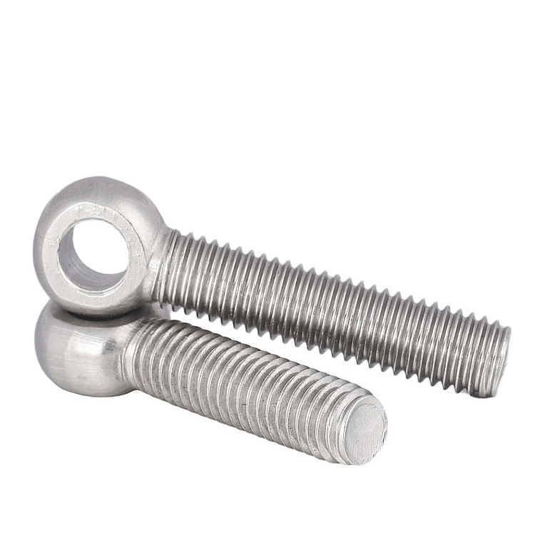 Eye Bolts DIN444 Stainless Steel M5 M6 M8 M10 M12 M14 M16 M18 M20 M22 M24 M27 M30 M33 M36 M39 M42 M45 M48 Customized OEM ODM OBM