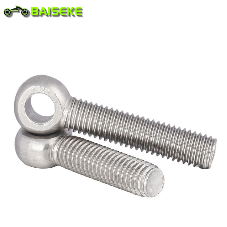 Eye Bolts DIN444 Stainless Steel M5 M6 M8 M10 M12 M14 M16 M18 M20 M22 M24 M27 M30 M33 M36 M39 M42 M45 M48 Customized OEM ODM OBM