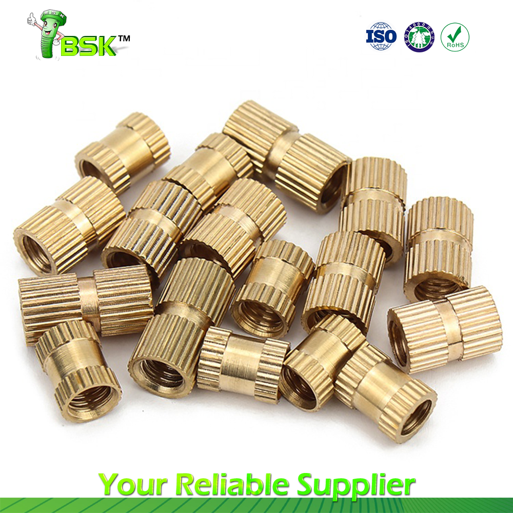 Custom High Quality Diamond Knurled Nut M2 M3 M4 M6 M7 M8 Lathe Finished Plastic brass insert nut knurled nuts