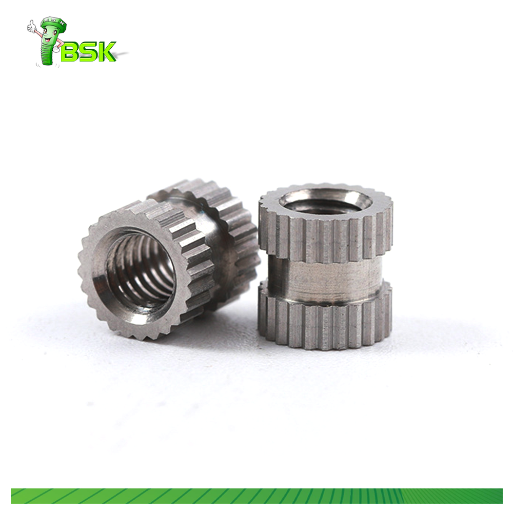 Custom High Quality Diamond Knurled Nut M2 M3 M4 M6 M7 M8 Lathe Finished Plastic brass insert nut knurled nuts