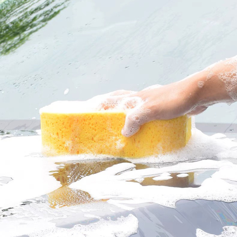 Factory Direct Sales Cleaning Foam Car Grout Sponge with Compressed Household Seaweed Sponge  Cleaning Car Wash Sponge