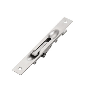 Stainless Steel Door Flush Bolt Concealed Lever Action Latch, replaceable rod, TOP DOWN BOLT STEEL DOOR BOLT