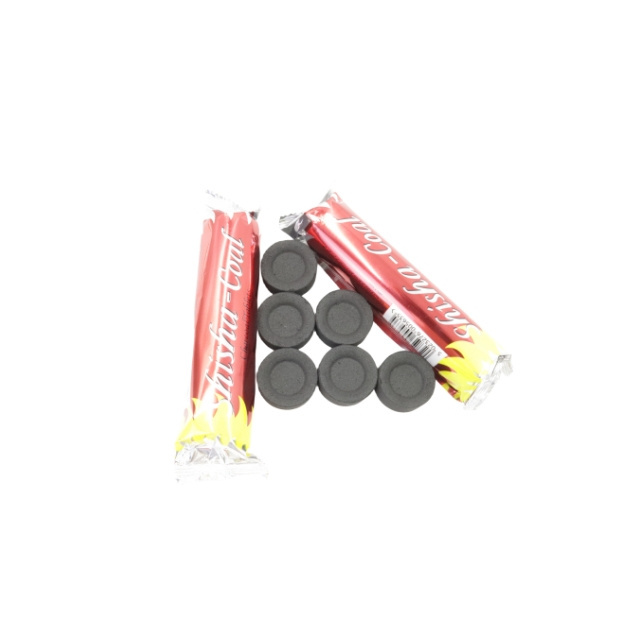 BAISEN OEM Swift-Lite Coal Round Apple Wood Charcoal for Hookah