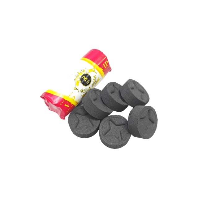 Hot Sale 35mm Star Round Shisha Charcoal Instant Light Hookah Coal